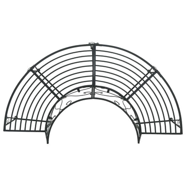 Boom bank 4-Aantal zitplaatsen 160 x 80 x 89 cm Staal Zwart