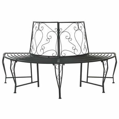 Boom bank 4-Aantal zitplaatsen 160 x 80 x 89 cm Staal Zwart