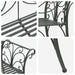 Tuinbank 2-Aantal zitplaatsen 130 x 47 x 90 cm Staal