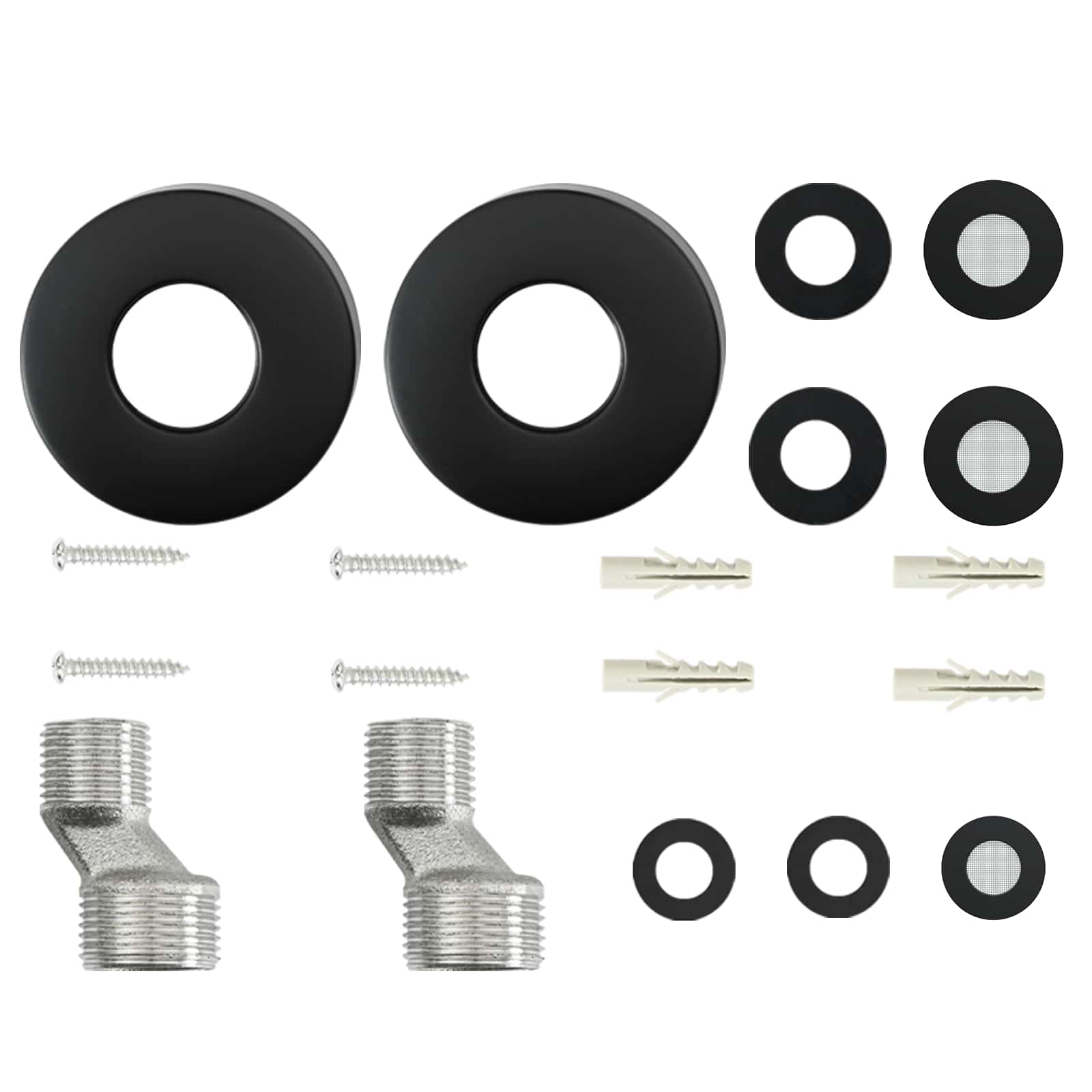 Thermostatisch Douchesysteem Set Zwart RVS 201