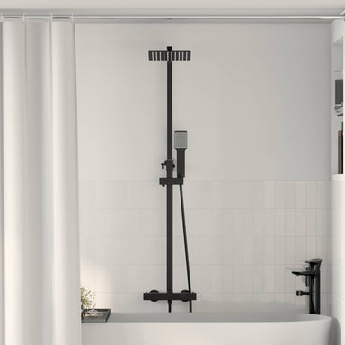 Thermostatisch Douchesysteem Set Zwart RVS 201