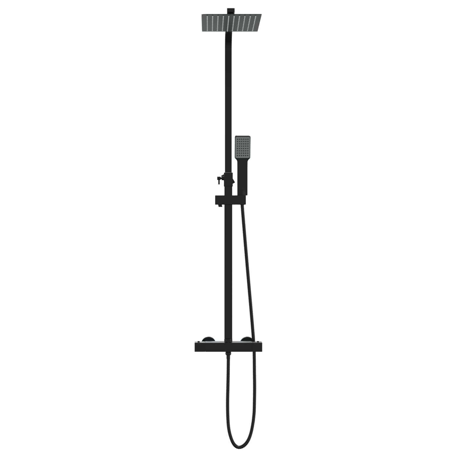 Thermostatisch Douchesysteem Set Zwart RVS 201