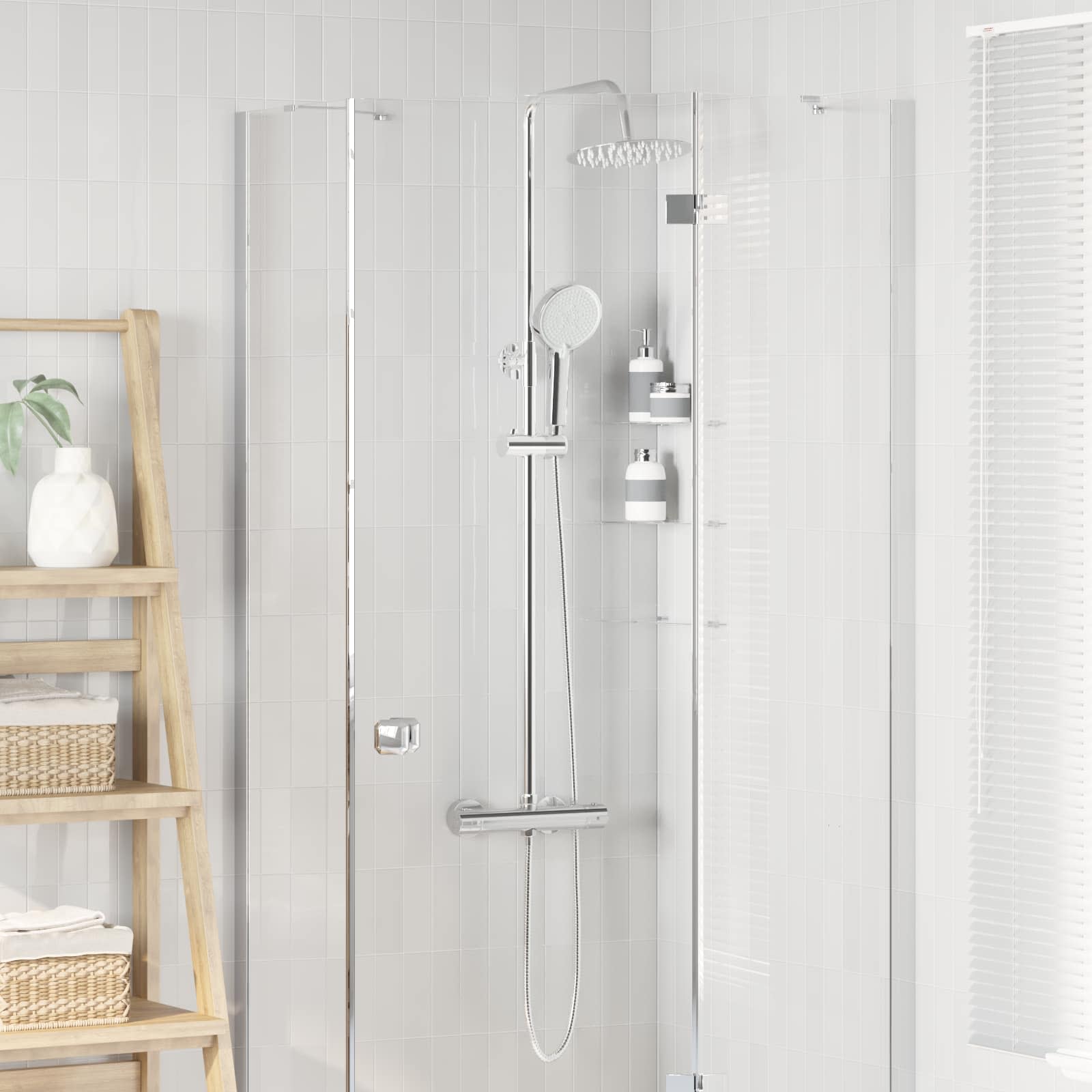 Thermostatisch Douchesysteem Set Chroom RVS 201