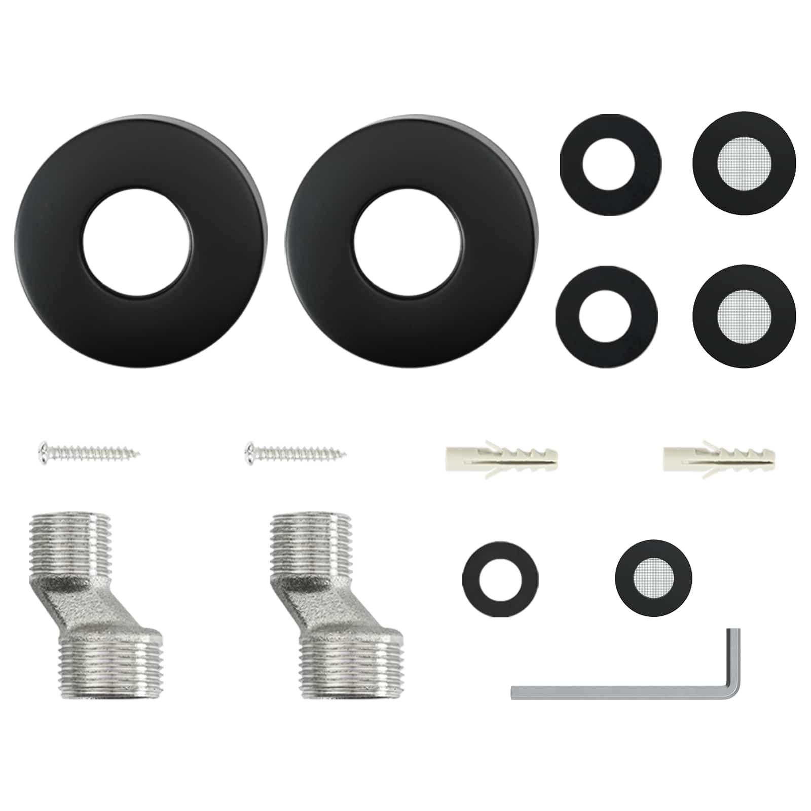 Thermostatisch Douchesysteem Set Zwart 27 x 46 x 123 cm RVS 201