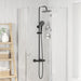 Thermostatisch Douchesysteem Set Zwart 27 x 46 x 123 cm RVS 201