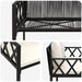 Buitenbanken 2 -Seater 116 x 56 x 75 cm poly rattan