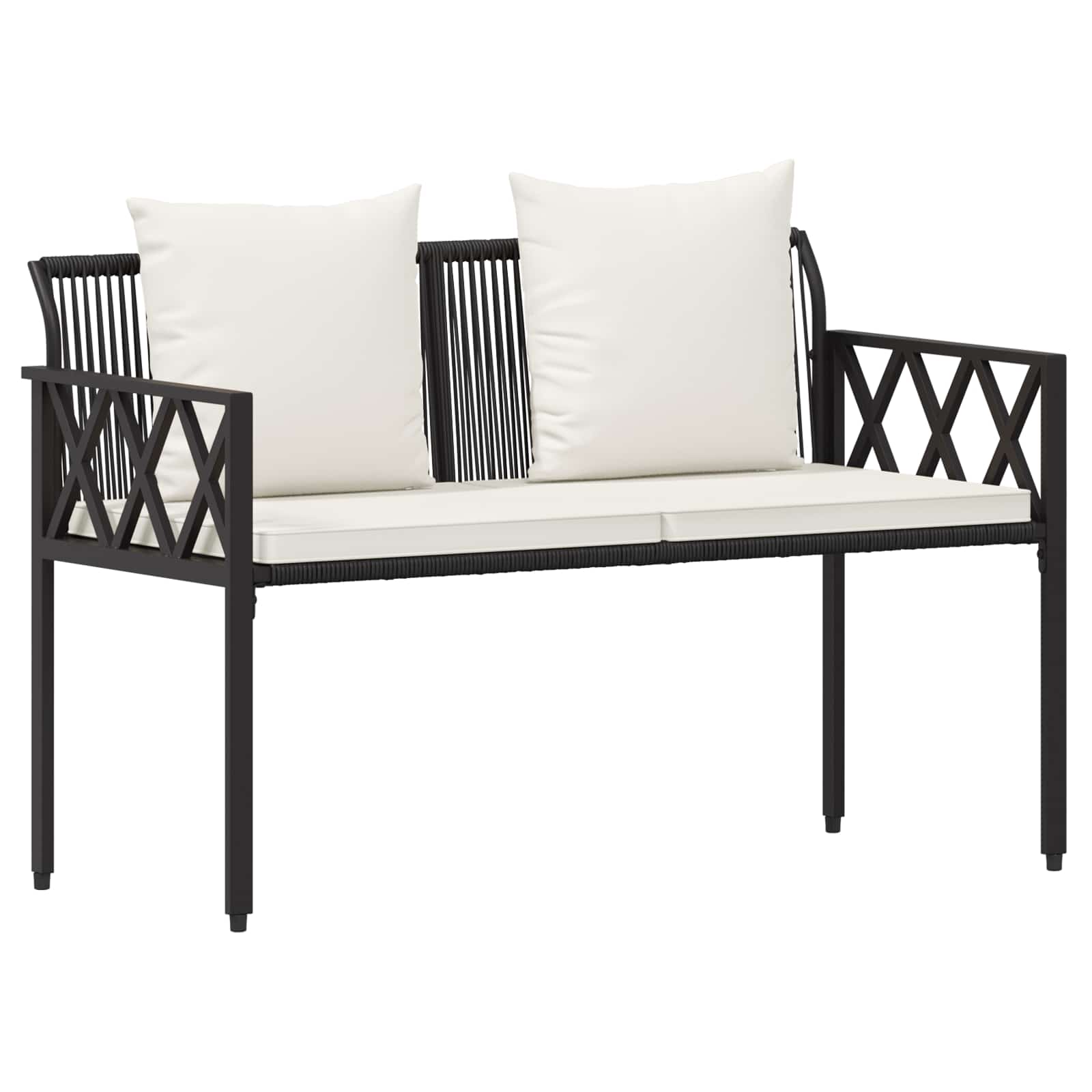 Buitenbanken 2 -Seater 116 x 56 x 75 cm poly rattan
