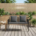 Buitenbanken 2 -Seater 116 x 56 x 75 cm poly rattan