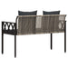 Buitenbanken 2 -Seater 116 x 56 x 75 cm poly rattan