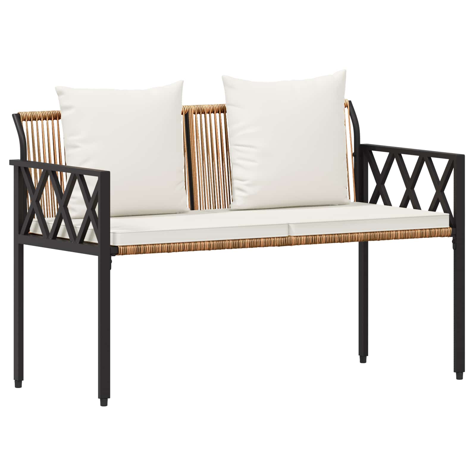Buitenbanken 2 -Seater 116 x 56 x 75 cm poly rattan