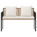 Buitenbanken 2 -Seater 116 x 56 x 75 cm poly rattan