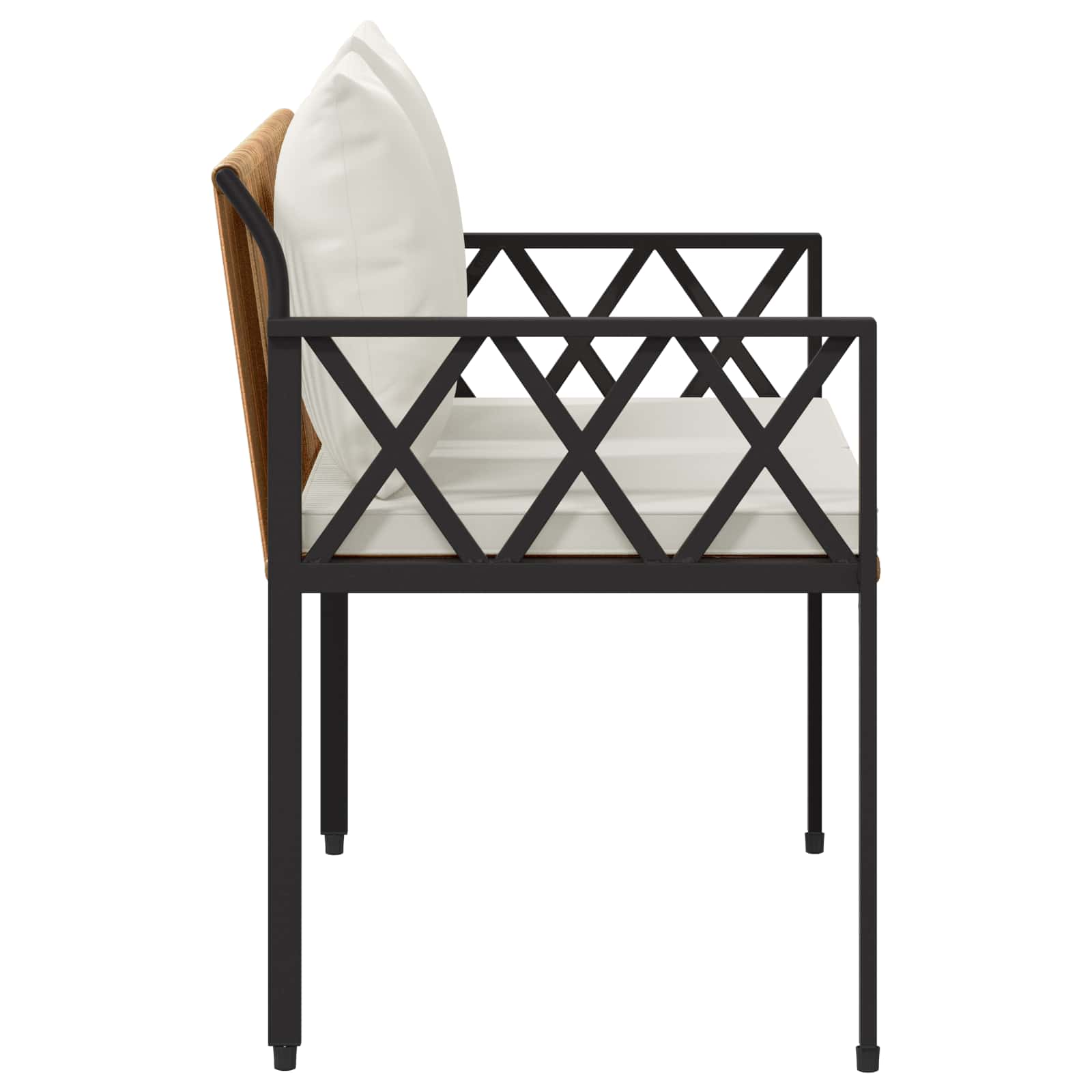 Buitenbanken 2 -Seater 116 x 56 x 75 cm poly rattan
