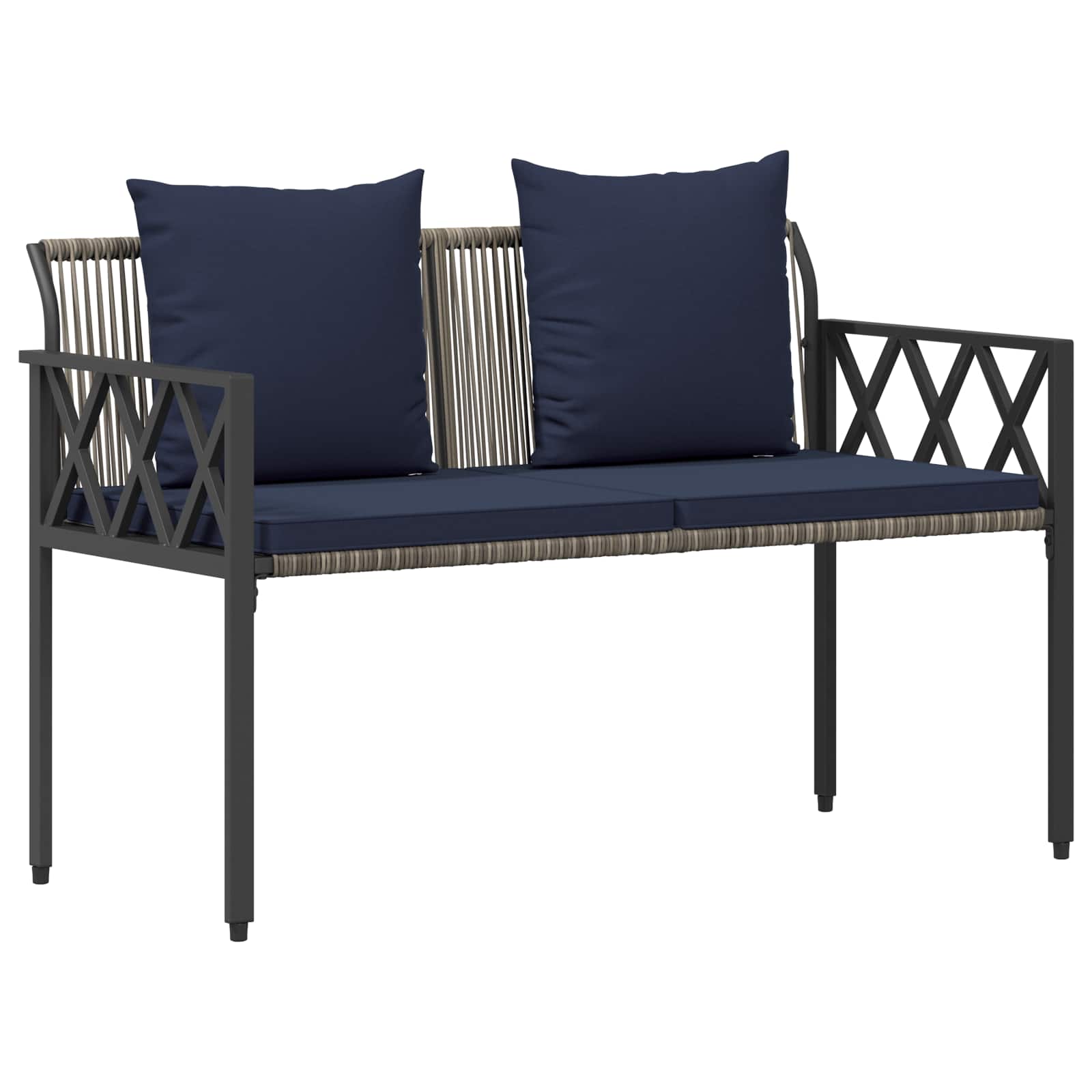 Buitenbanken 2 -Seater 116 x 56 x 75 cm poly rattan