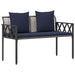 Buitenbanken 2 -Seater 116 x 56 x 75 cm poly rattan