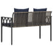 Buitenbanken 2 -Seater 116 x 56 x 75 cm poly rattan