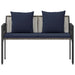 Buitenbanken 2 -Seater 116 x 56 x 75 cm poly rattan