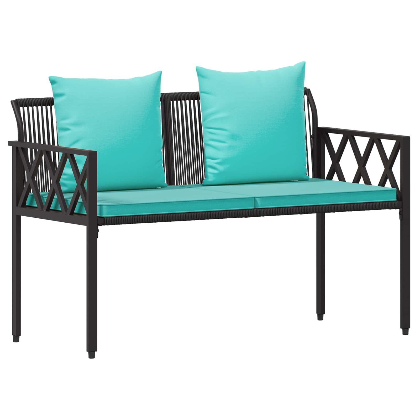 Buitenbanken 2 -Seater 116 x 56 x 75 cm poly rattan