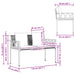 Buitenbanken 2 -Seater 116 x 56 x 75 cm poly rattan