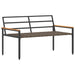 Tuinbank 2 -Seater 116 x 67,5 x 72 cm poly rattan Donkergrijs
