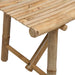 Tuinbank 110 x 45 x 50 cm Bamboe Naturel Rechthoekig