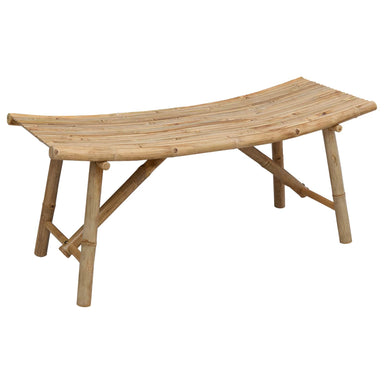 Tuinbank 110 x 45 x 50 cm Bamboe Naturel Rechthoekig