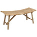 Tuinbank 110 x 45 x 50 cm Bamboe Naturel Rechthoekig