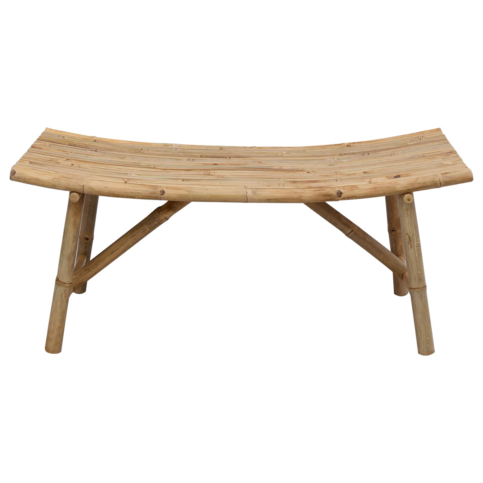 Tuinbank 110 x 45 x 50 cm Bamboe Naturel Rechthoekig