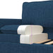 Bankstel 2 st Blauw Stof