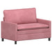 Bankstel 2 st Roze Fluweel