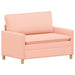 Bankstel 2 st Roze Stof