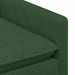 Bankstel 2 st Jungle Groen Stof