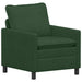 Bankstel 2 st Jungle Groen Stof