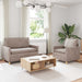 Bankstel 2 st Beige Polyester