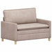 Bankstel 2 st Beige Polyester
