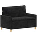 Bankstel 2 st Zwart Polyester
