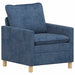 Bankstel 2 st Blauw Polyester
