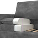 Bankstel 2 st Lichtgrijs Polyester