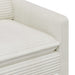 Bankstel 2 st Crèmekleurig Polyester