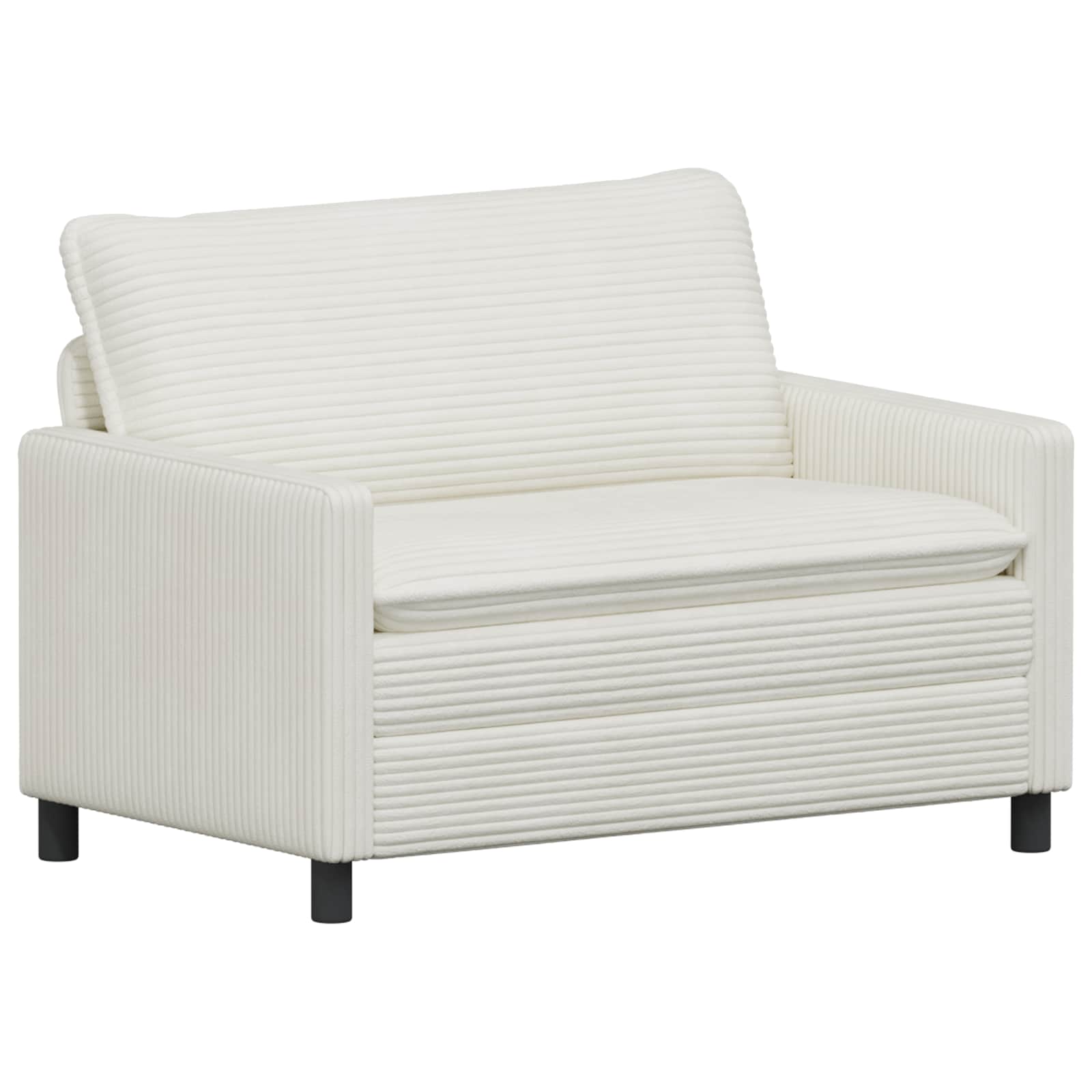 Bankstel 2 st Crèmekleurig Polyester