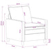 Bankstel 2 st Crèmekleurig Polyester