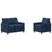 Bankstel 2 st Marineblauw Polyester