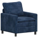 Bankstel 2 st Marineblauw Polyester