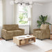 Bankstel 2 st Taupe Polyester