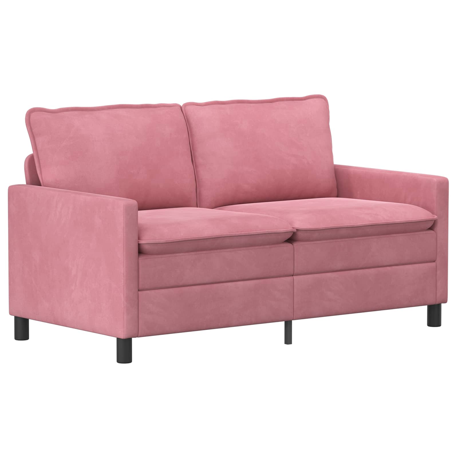 Bankstel 2 st Roze Fluweel