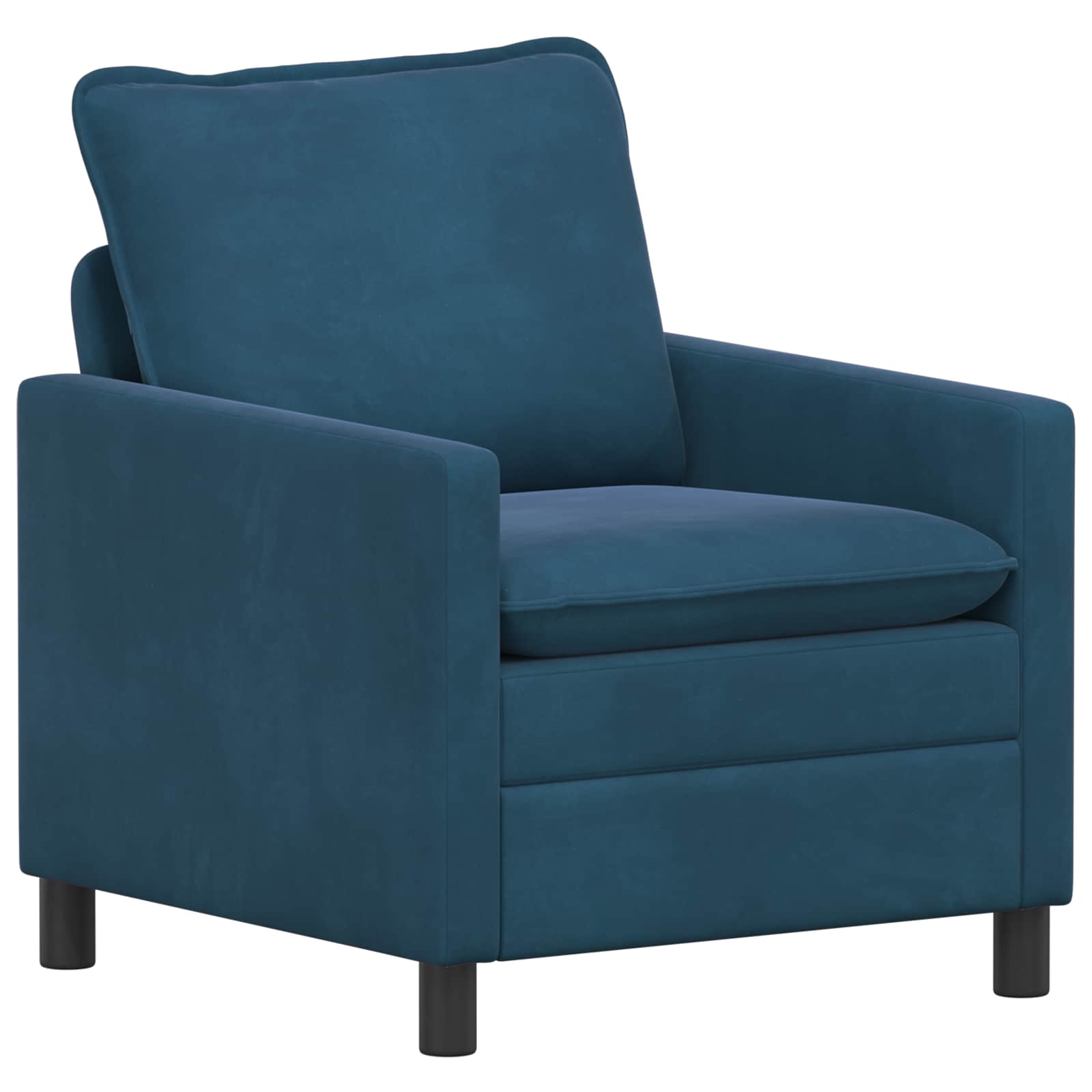 Bankstel 2 st Blauw Fluweel