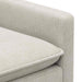 Bankstel 2 st Crèmekleurig Polyester