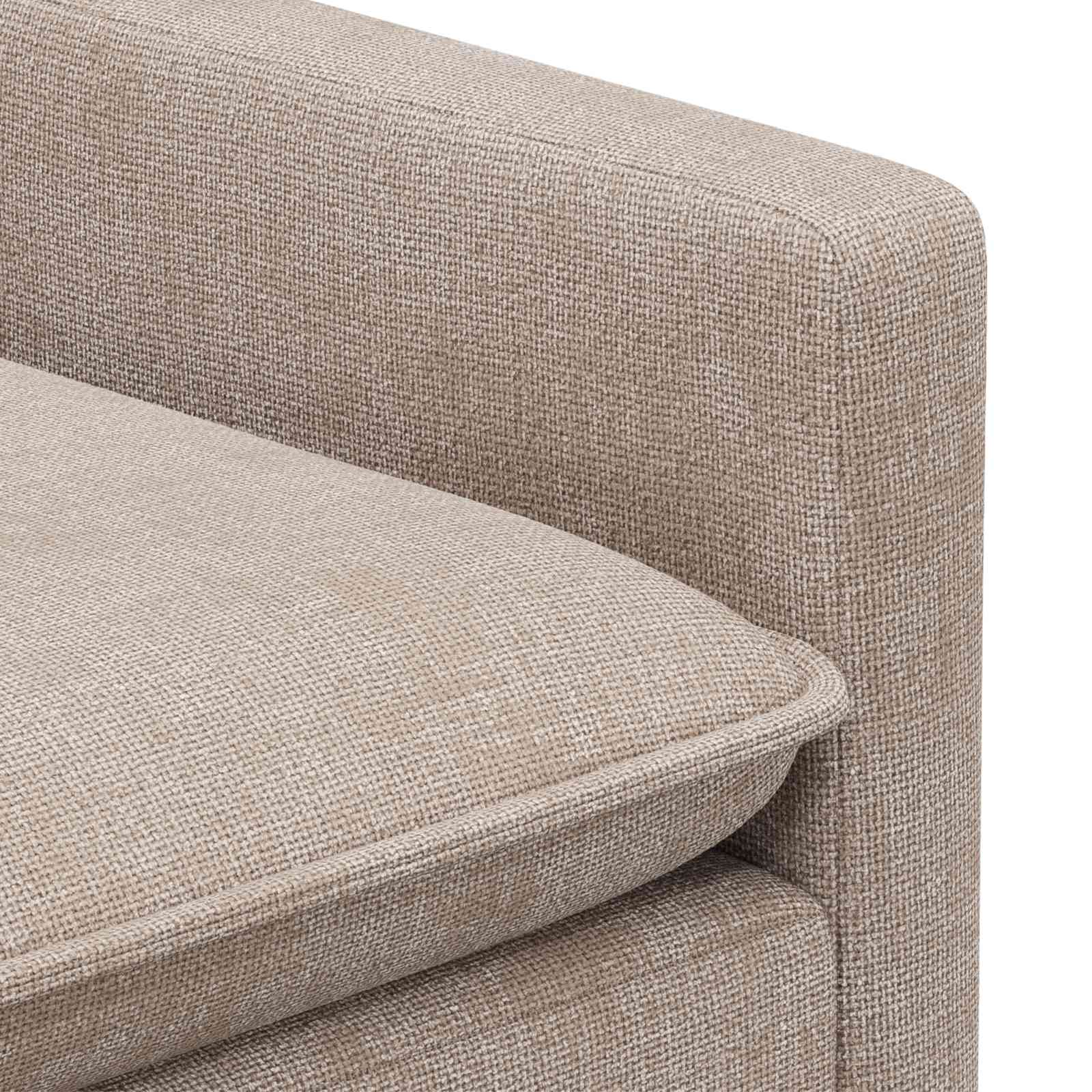 Bankstel 2 st Beige Polyester