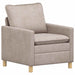 Bankstel 2 st Beige Polyester
