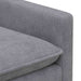 Bankstel 2 st Lichtgrijs Polyester