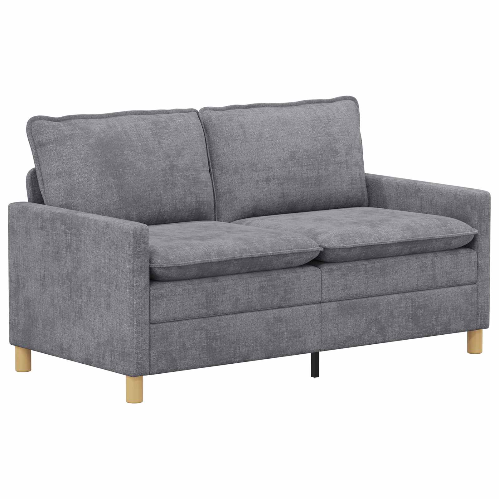 Bankstel 2 st Lichtgrijs Polyester